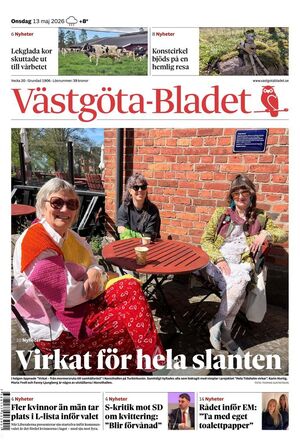 Förstasida Västgöta-Bladet