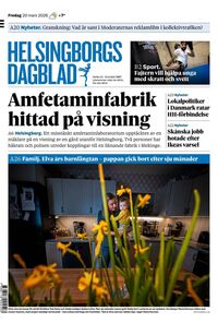 Förstasida Helsingborgs Dagblad