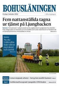 Förstasida Bohusläningen