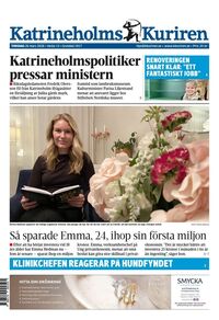 Förstasida Katrineholms-Kuriren